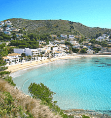 Moraira beach