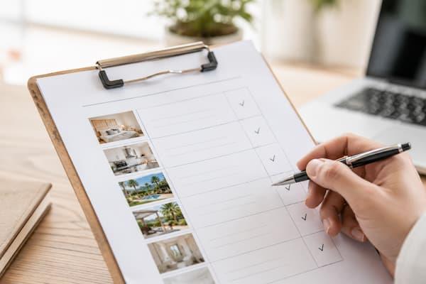 Review of a holiday rental checklist